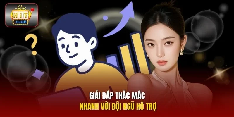 Giải đáp thắc mắc nhanh với đội ngũ hỗ trợ